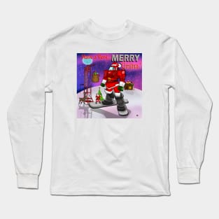 Merry Christmas Bot Long Sleeve T-Shirt